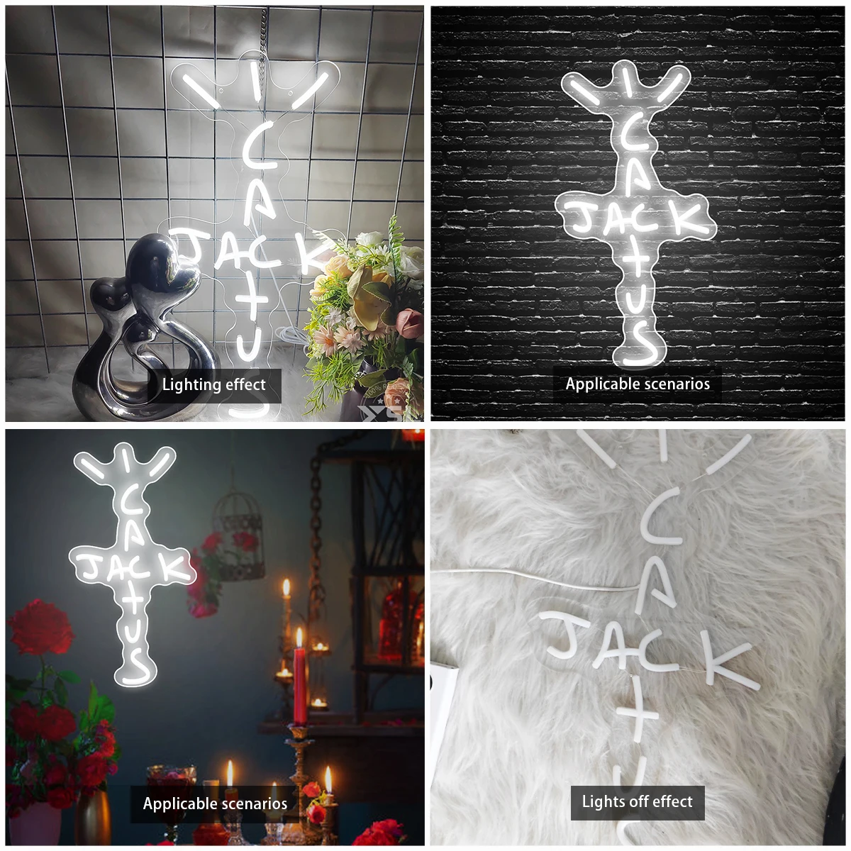 CACTUS JACK неоновая вывеска домашний декор на заказ светодиодный неоновый свет