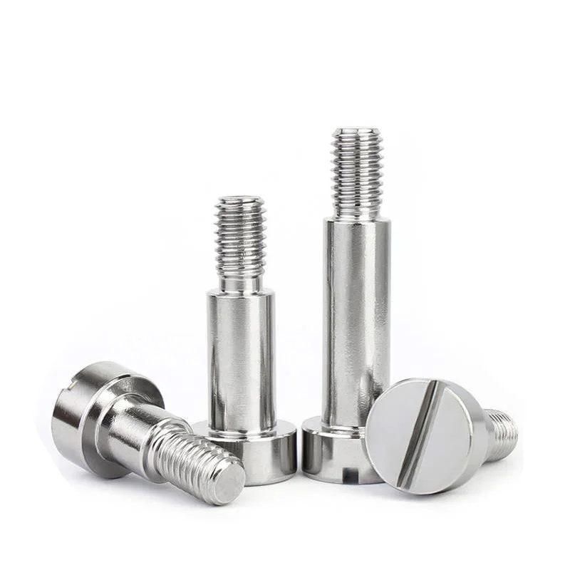

X Pcs Stainless Steel Slotted Cheese Head Shoulder Screws Slotted Plug Roller Bearing Shoulder Bolts M6 M8 M10 GB830