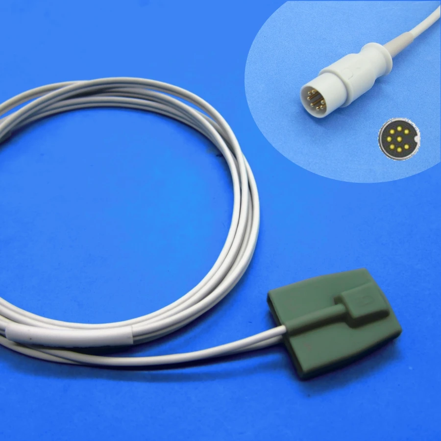 

Reusable child finger soft spo2 sensor for datascope passpart patient monitor