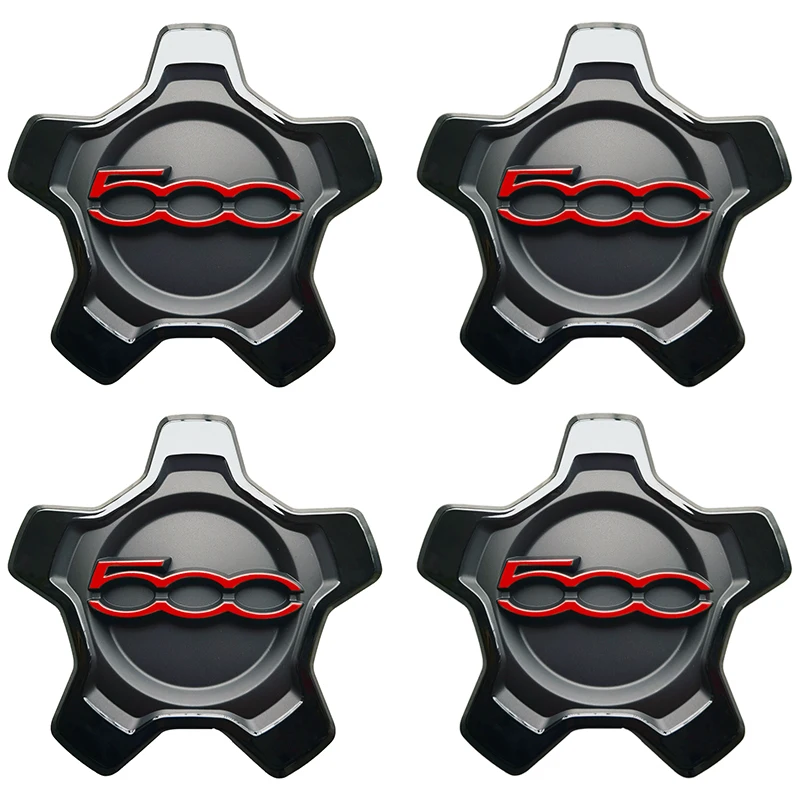 

Красный колпак для ступицы Fiat 500x, колпаки центральной ступицы колес, 16-дюймовый комплект, пылезащитный чехол, замена колпака ступицы колеса автомобиля 1/2/4 шт. 735626312