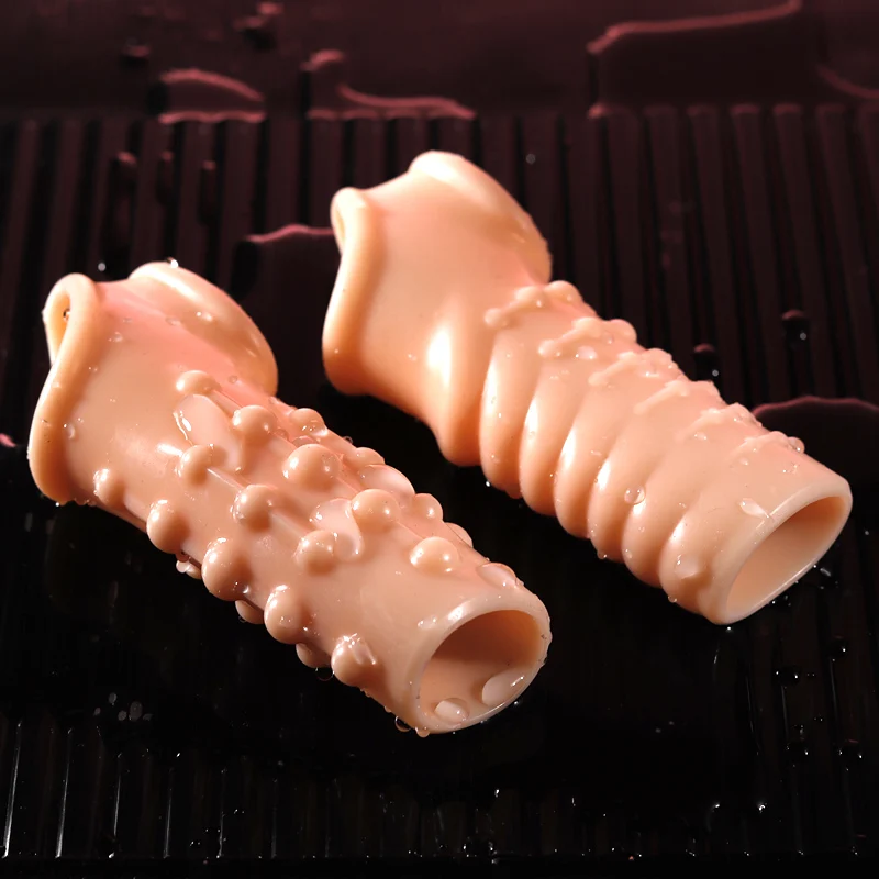 Силиконовый пенис для увеличения мужского пениса с Т-образным рукавом кольцо