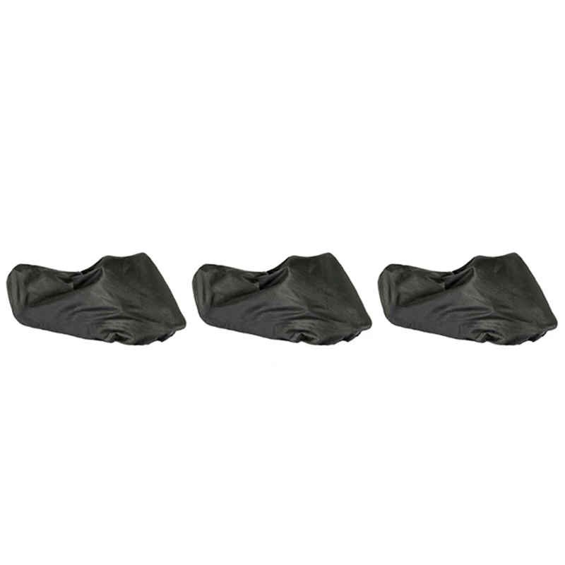 

3X Snowmobile Cover Waterproof Dust Trailerable Sled Cover Anti-UV Winter Motorcycle Outdoor Black 145X51x48cm