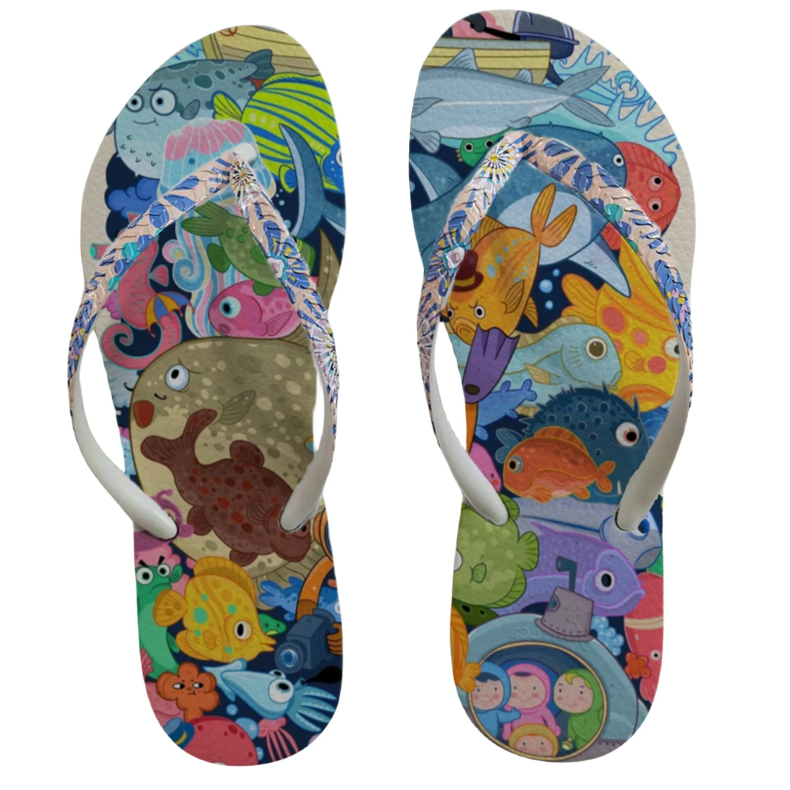 Сандалии пляжные женские летние шлепанцы на нескользящей подошве из ЭВА