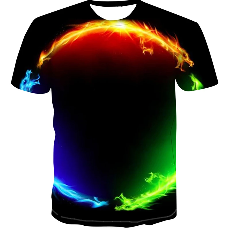 

Novelty Men's Clothing Tshirt 3d Printed Men Summer Short Sleeve O-neck Top Tees Casual Breathable Trend Personality T Shirts