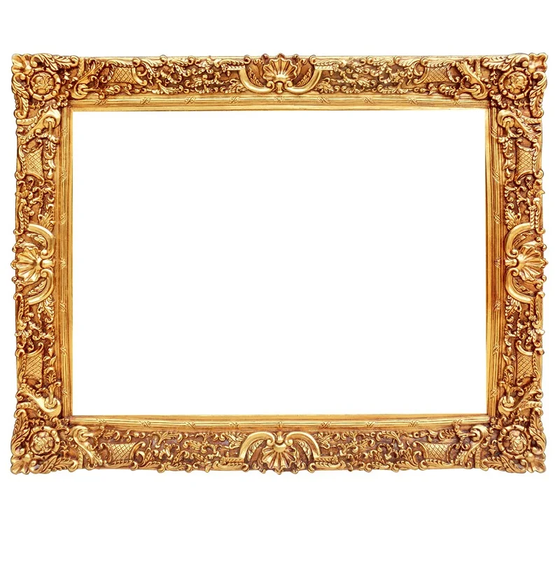 

European Retro Oil Painting Frame Photo Decorative Frame Photo Studio Bedroom Decorative Frame Porch Wall Hanging Wedding Frame