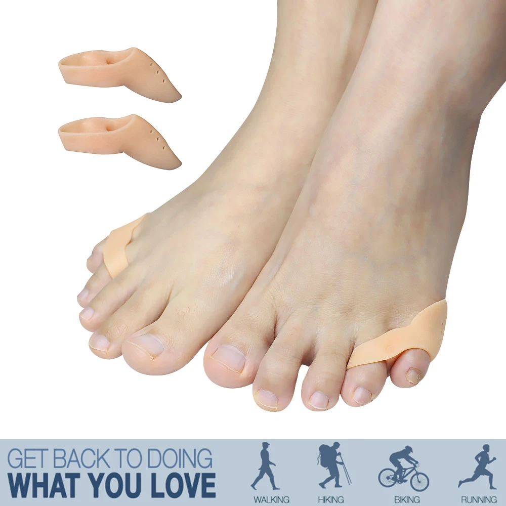 2/4/10 шт. гелевые корректоры для большого пальца стопы
