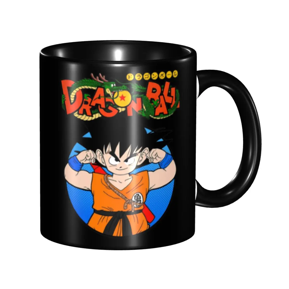 Фото Милая кружка с Акирой Ториямой из Dragon Ball для детей: отличный подарок для девочек и мальчиков, кофейная чашка №1
