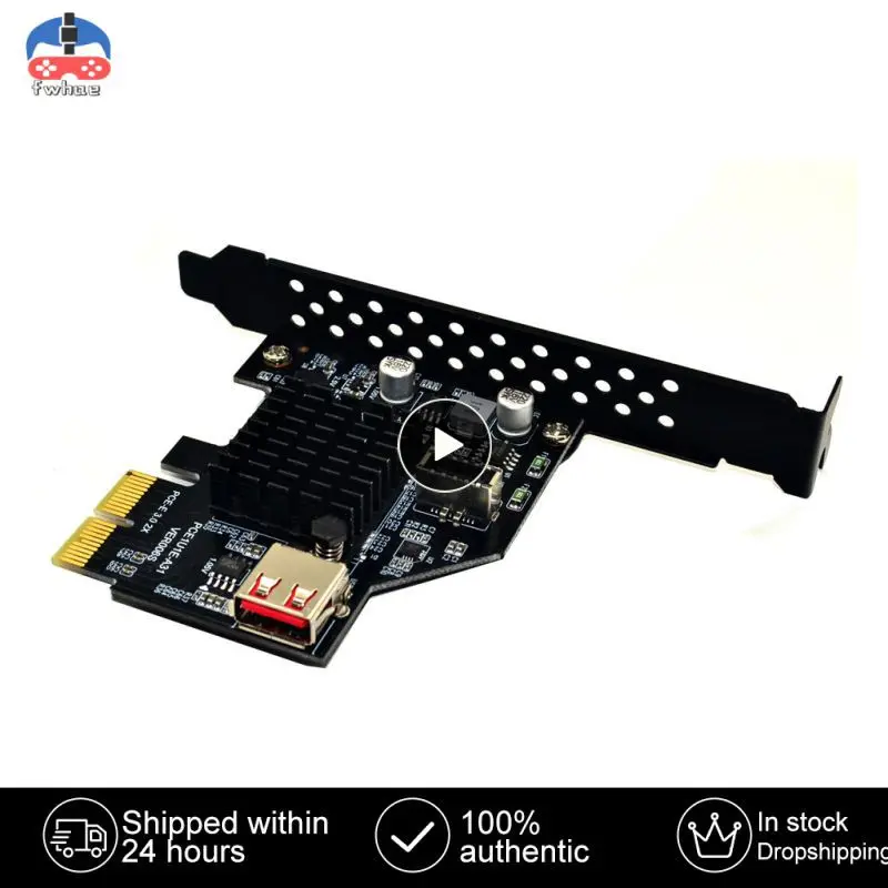 

Usb3.1 Mini Usb3.1 Expansion Card 1 Pcs Pci-e Usb Adapter Raiser Cards Portable Usb3.1 Front Type-e Expansion Card Lightweight