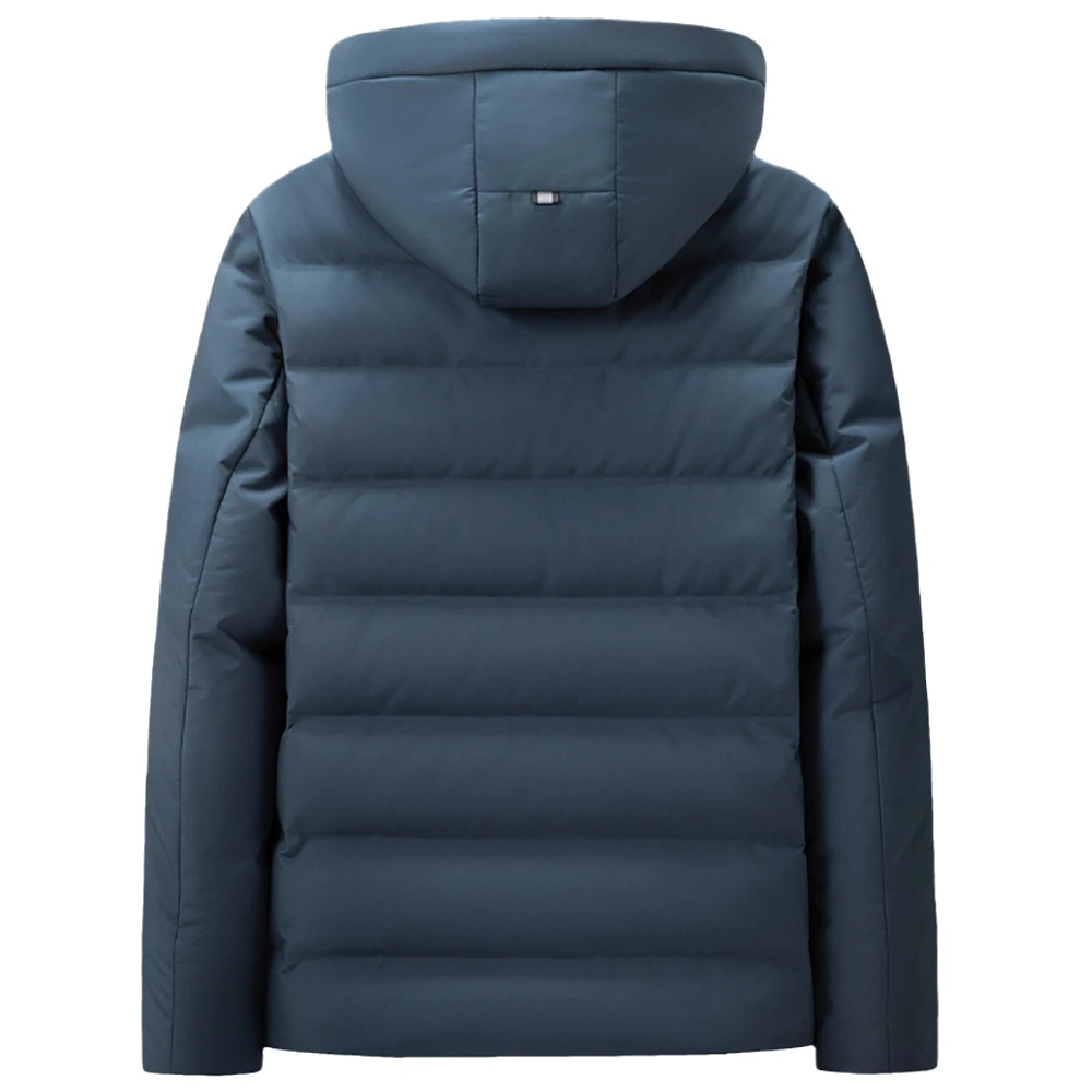 COODRONY Brand Hooded Parka 90% White Duck Down Jacket Men Clothing Top Thick Warm Winter Zipper Coat Windbreaker Overcoat Z8185