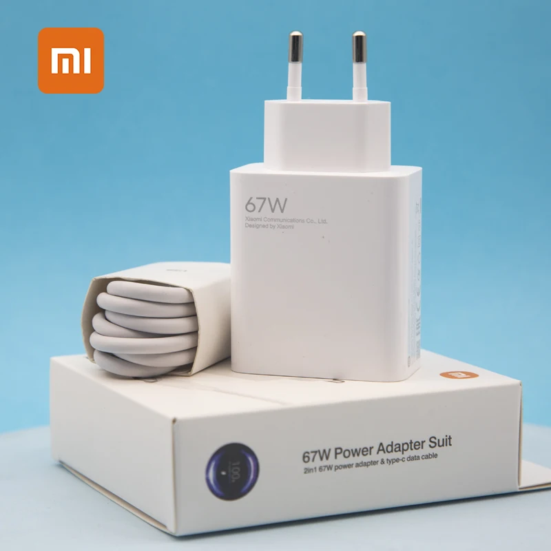 

67W Original Xiaomi Fast Charging USB Charger Power Adapter 6A Type C Data Cable For Xiaomi 12 11 Ultra Redmi note 9 10 11 pro