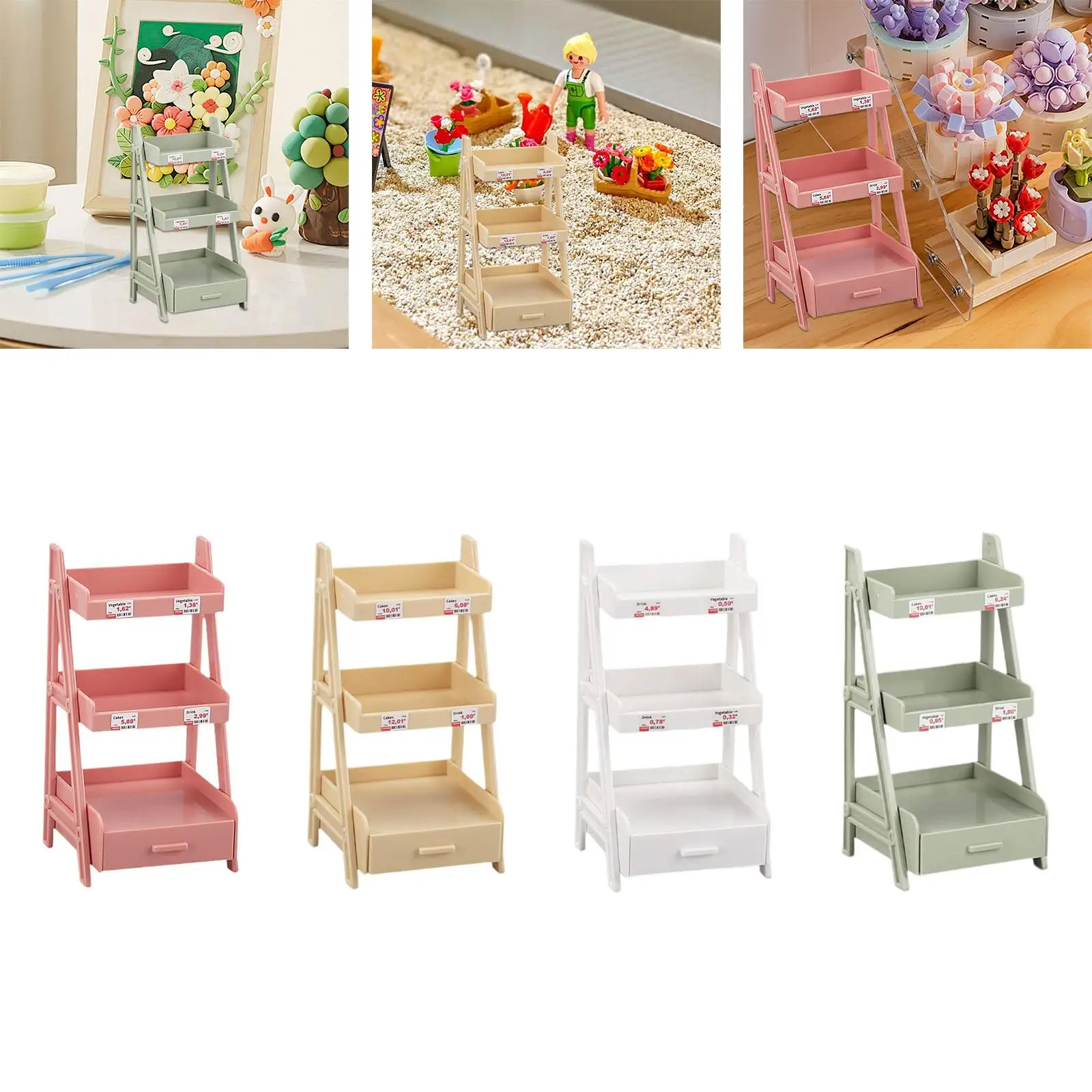 1/12 миниатюрная подставка для растений стойка цветочных горшков аксессуары