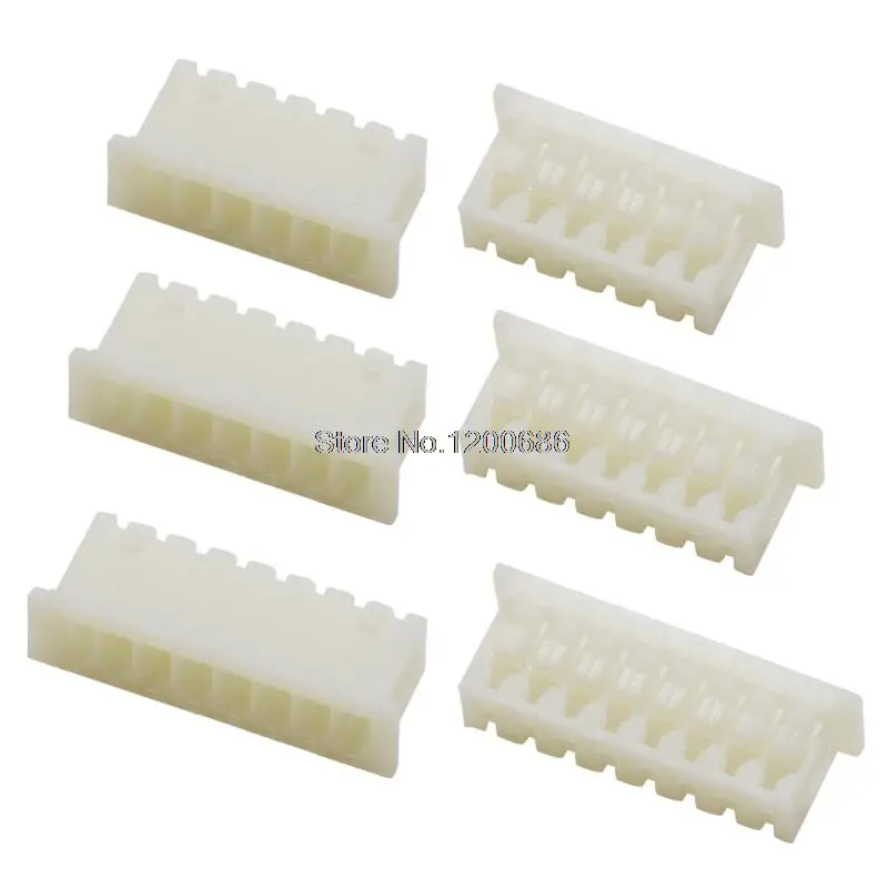 

50PCS 51021 JST 1.25 1.25MM Female 7P 8P 9P 10P 11P 12P 15P 16P Molex 510210400 510210800 PicoBlade Receptacle Crimp Housing