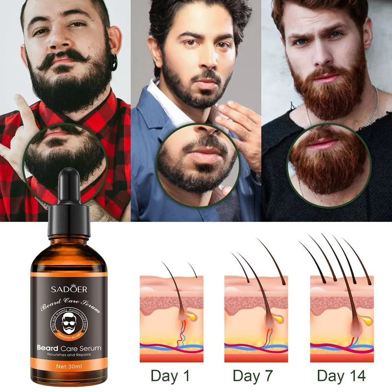 

Сыворотка для роста бороды, густая и более утолщенная, масло для бороды для мужчин, уход за бородой, лечение бороды для мужчин
