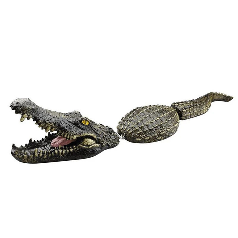 

Artificial Crocodile Alligator Head Foam Floating Decoy Garden Pond Water Decor