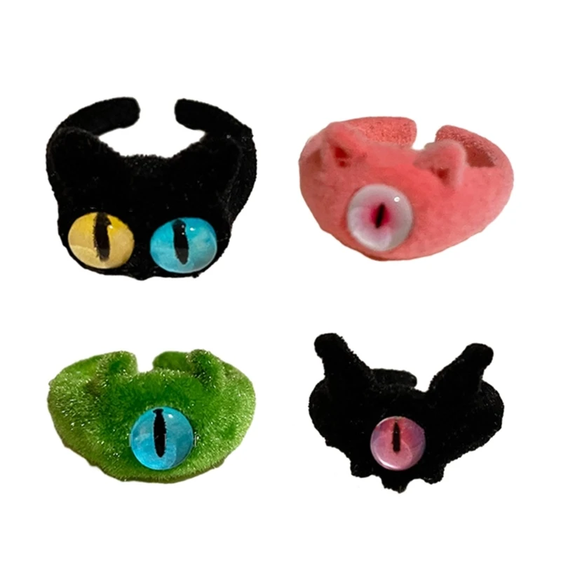 

E0BF Couple Jewelry Adjustable Joint Rings Party Accessory Women Monsters Rings