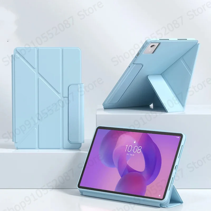 Фото Чехол для Lenovo Idea Tab Pro 12 7, модель tb373fu, tb375fc, магнитный, из искусственной кожи, с подставкой, для Funda Idea Tab Pro, 12,7 дюйма №2