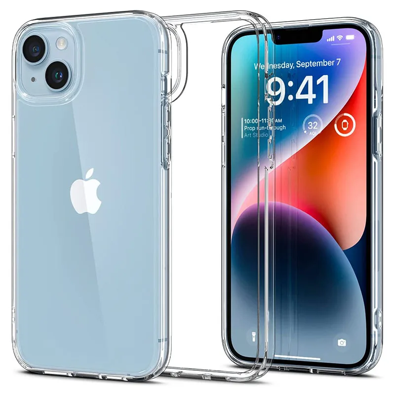 

Shockproof Hybrid Clear Hard Back Case For iPhone 14 13 12 Mini 11 Pro XS Max X XR SE 2022 2020 7 8 Plus Silicone Soft Farme TPU