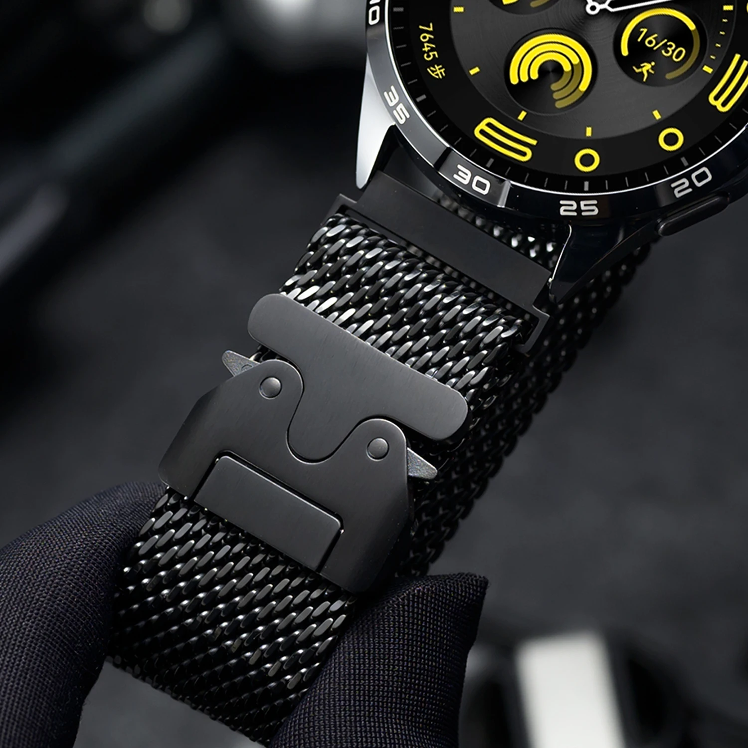 Фото Ремешок из чистого титана 22 мм для Garmin Forerunner 965 265 955 255 265, музыкальный ремешок из 100% титана Amazfit Stratos 2/2S/3, аксессуары №4