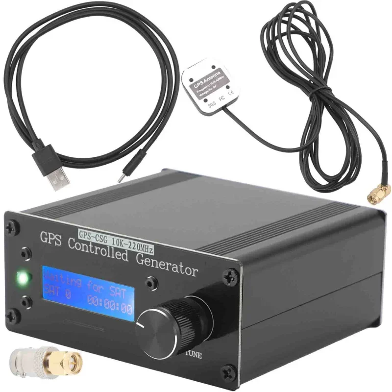 Генератор управления GPS-CSG GPSTaming Clock 10KH-220MHz VFO Источник опорной частоты с