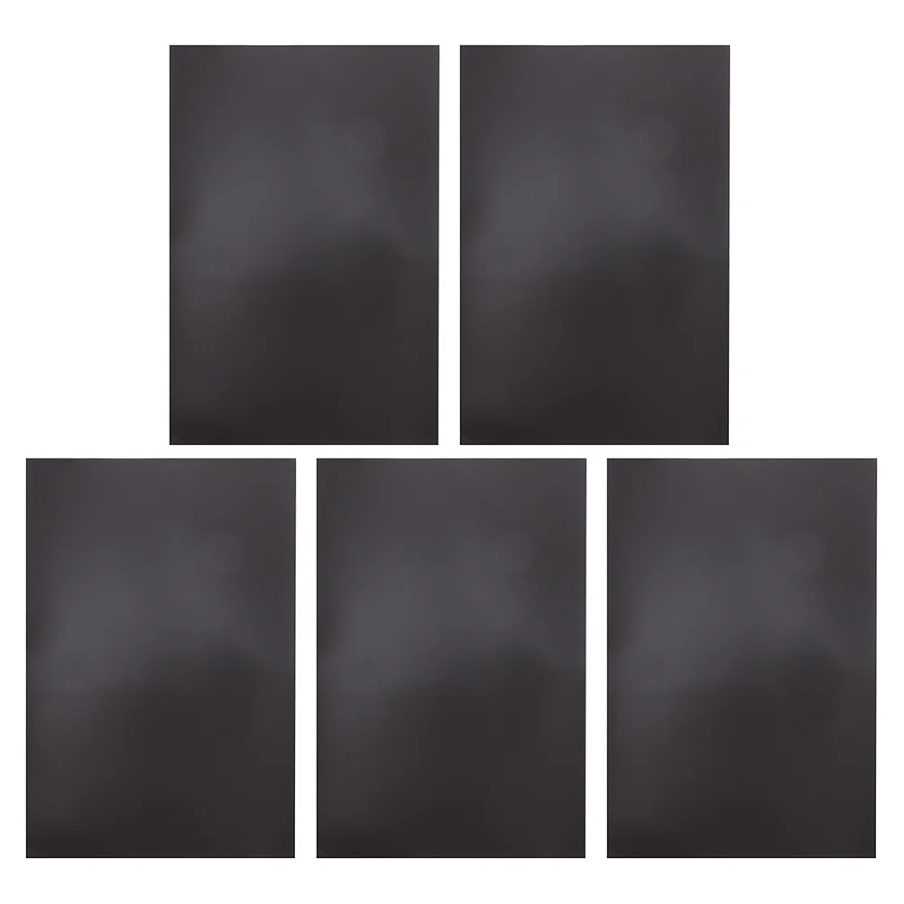 

5 Pcs Magnetic Sheets Fridge Flexible DIY Magnet Sheets Sticky Magnetic Sheets