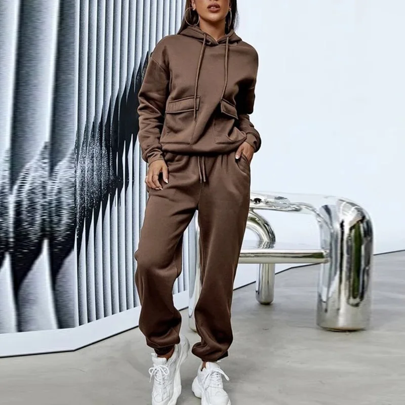 Casual Women Tracksuit Two Piece Sets 