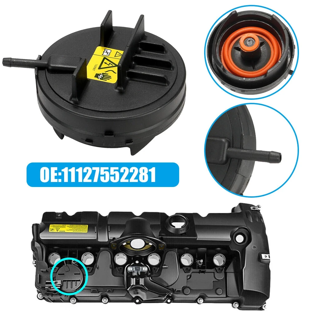 

11127552281 Автомобильный клапан PCV Крышка клапана двигателя N52 Крышка клапана с мембраной для BMW E90 E91 E70 E60 E65 E66 Z4 X3 X5 328i 528i