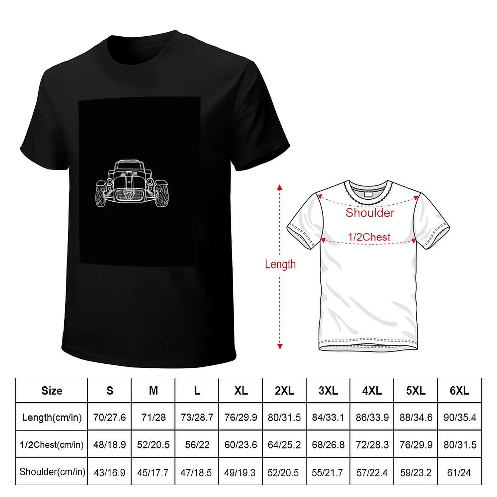 Фото Футболка Caterham Super 7 в стиле Urban Casual, свободного кроя №2