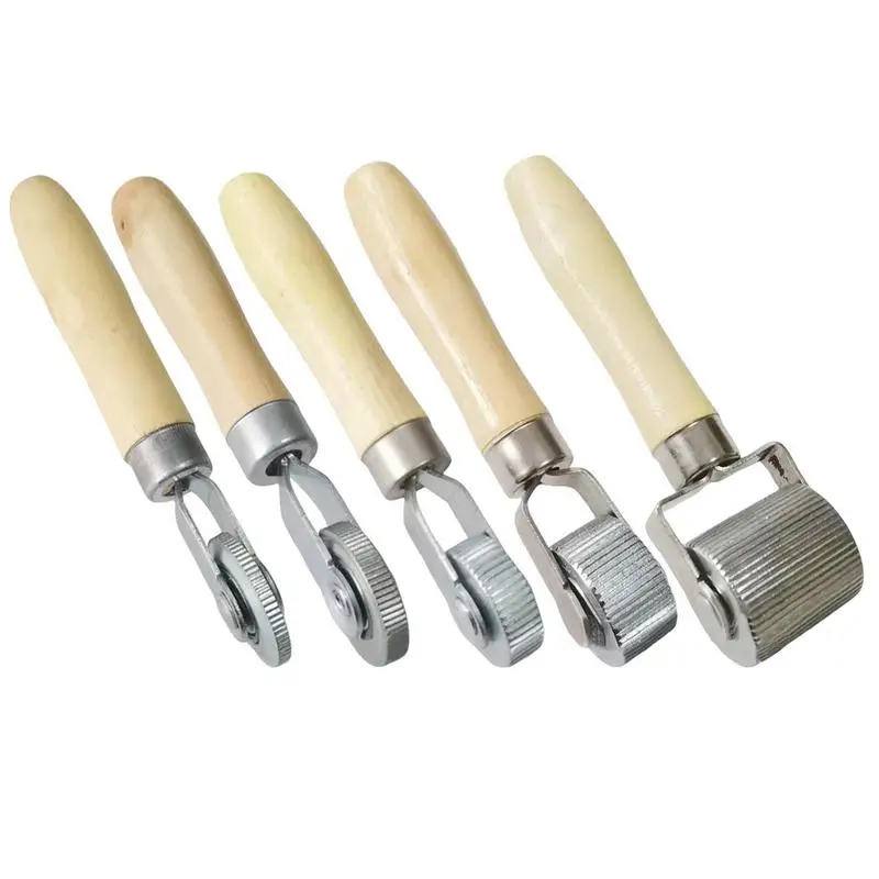 

Tire Repair Patch Tool High Quality Auto Tyre Roller With Wooden Handle Multipurpose Tires Repairing Kit For Trucks SUVs RVs