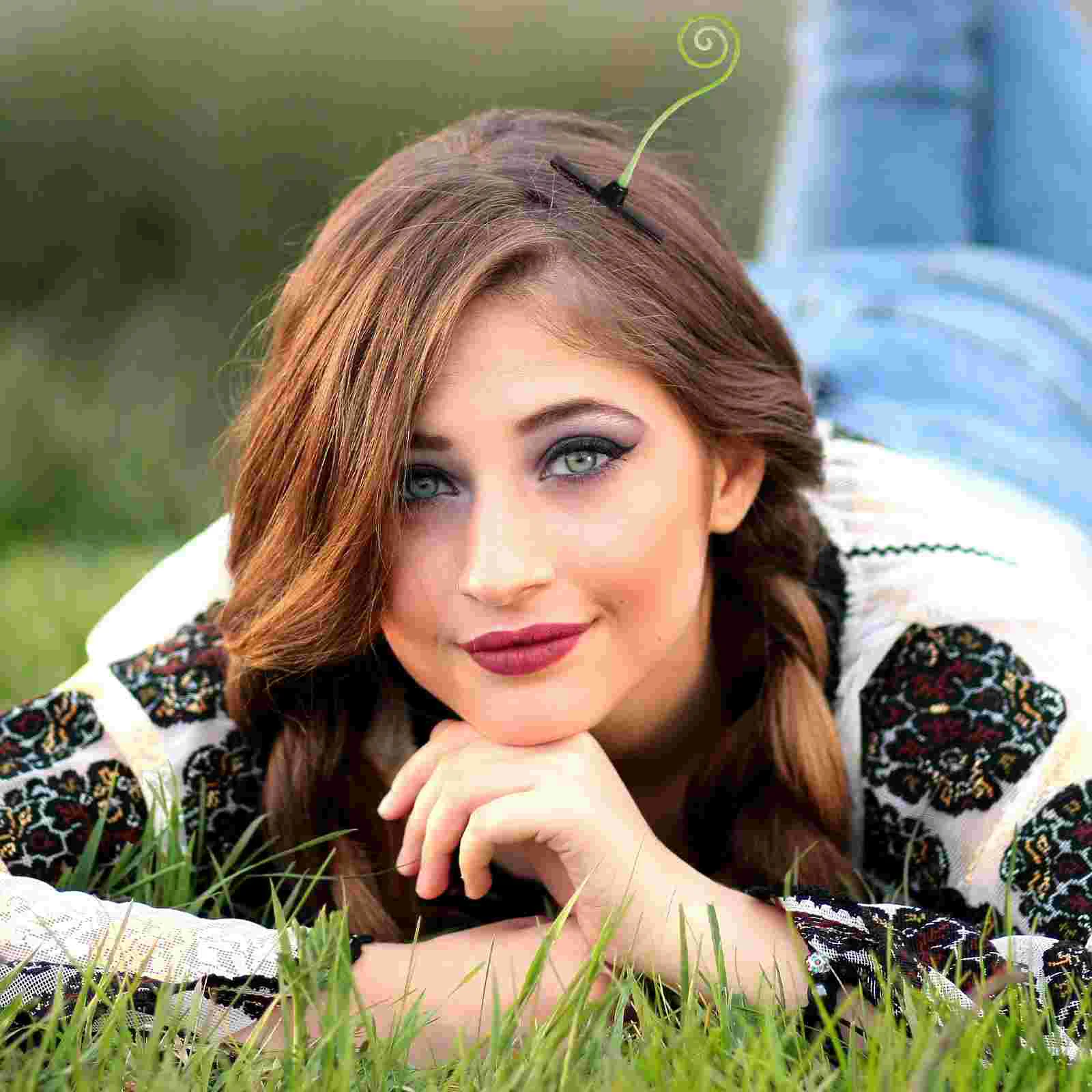 

50 Pcs Bean Sprouts Hairpin Simulated Hairpins Clip Girls Creative Clips Accessories Grass Barrettes Modeling Kawaii