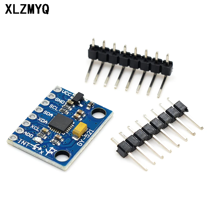 

10 шт. IIC I2C GY-521 MPU6050 3-осевые аналоговые гироскопические Датчики + 3-осевой акселерометр с контактами DC 3-5V