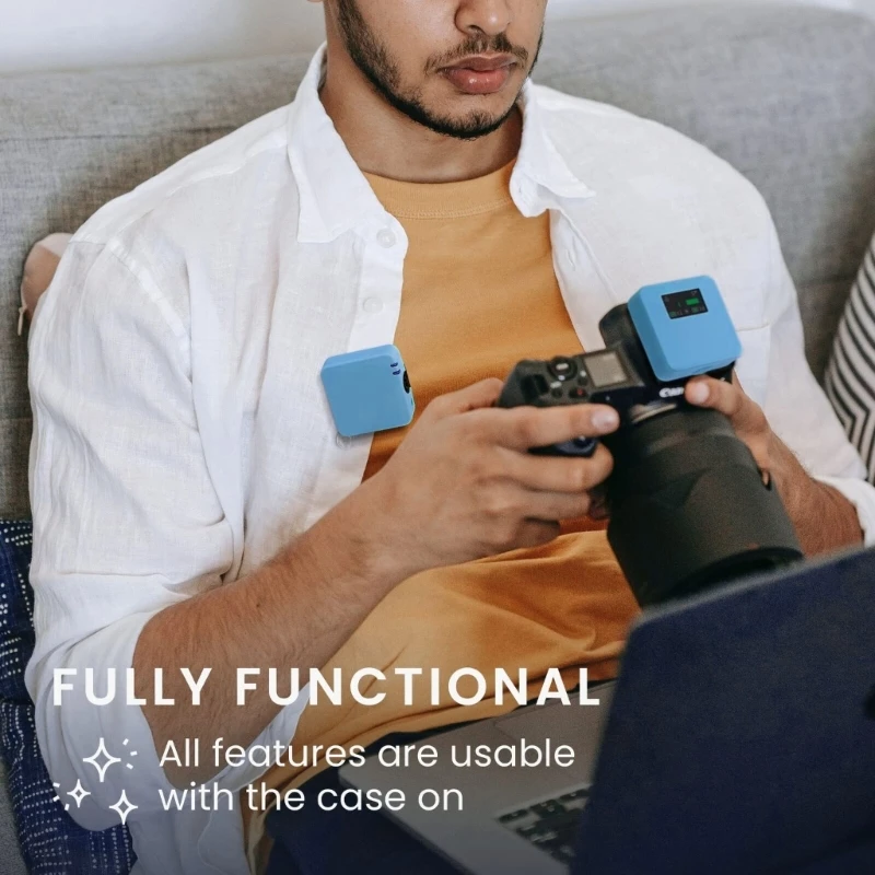 Противоударный силиконовый чехол для портативных микрофонов моделей RODE Wireless Go/Go