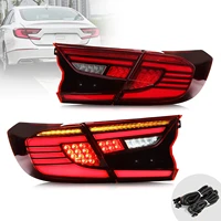 led tail lights assembly for 2018 2022 honda accord 10th gen with drl start up animation sequential indicator rear lamp