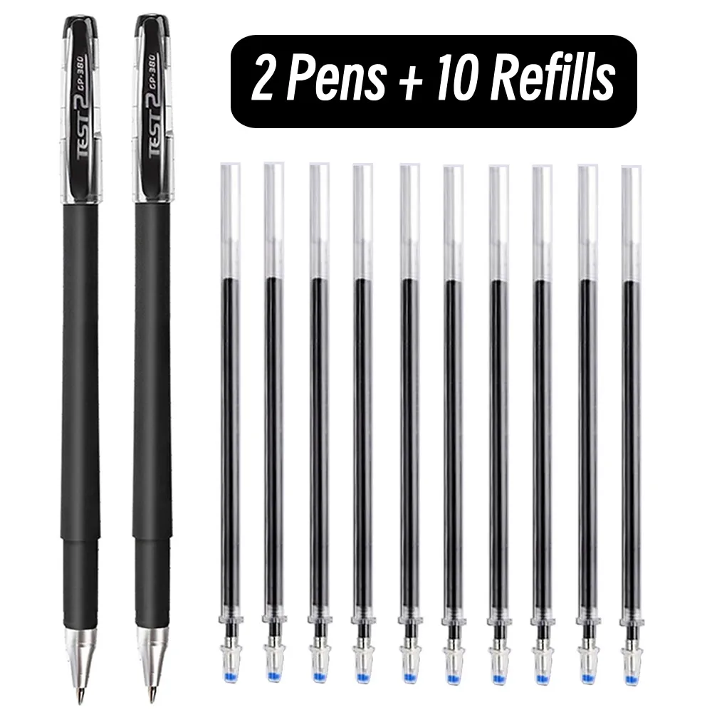 

Гелевые ручки LOLEDE матовые черные 0,5 мм