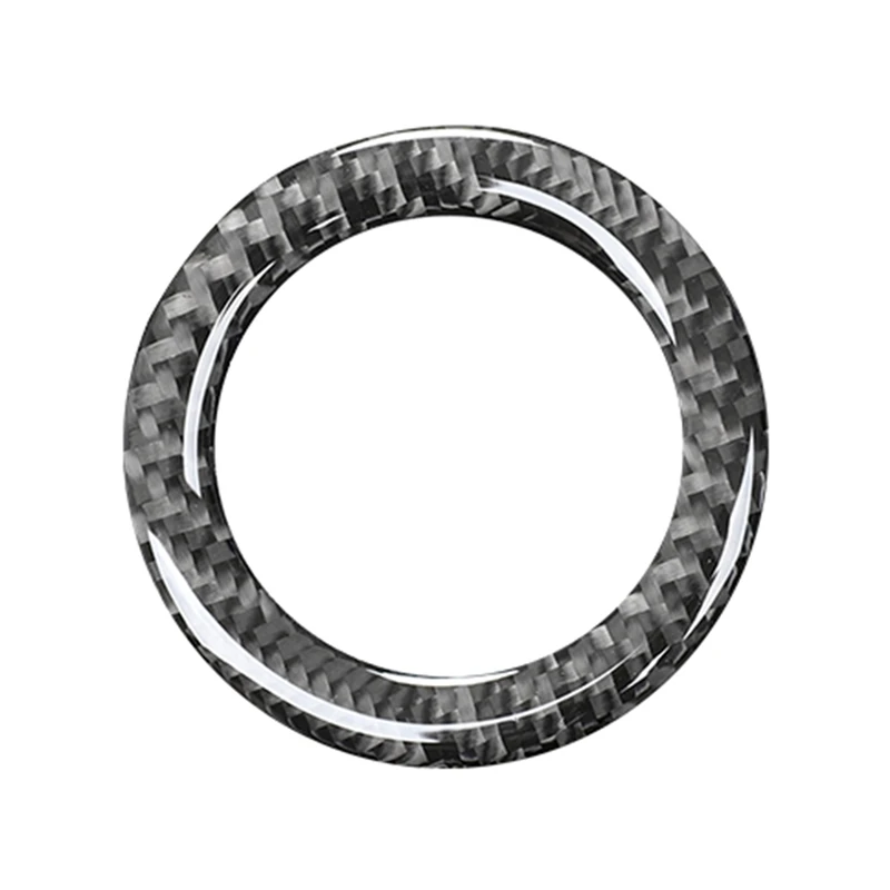 Наклейки на центральную крышку рулевого колеса автомобиля из углеродного