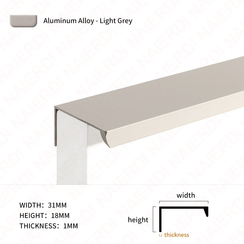 

Ручки для шкафов NAIERDI Morandi алюминиевые