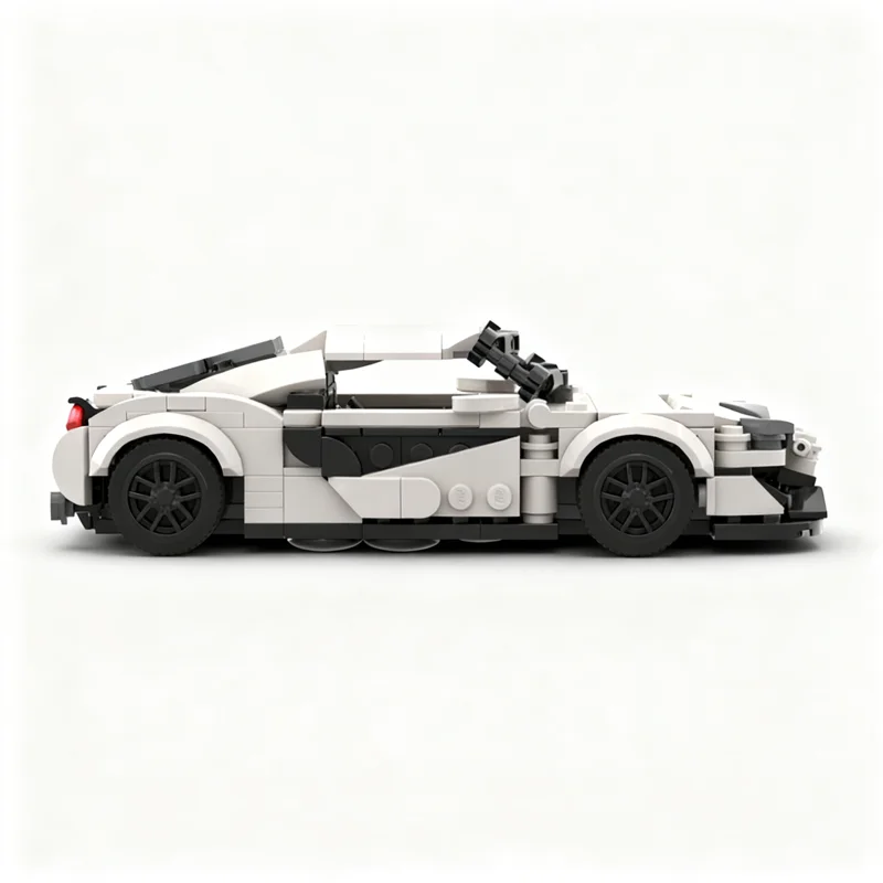 Фото 384 детали MOC McLarenesd S 2.0 City Champions: Архитектурный конструктор, игрушки для сборки, подарки на праздники, креативная идея №2
