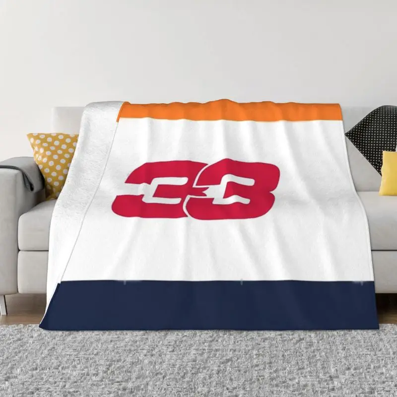 

3D Printed MV33 Ver Racing Driver Blankets Breathable Soft Flannel Autumn Throw Blanket for Couch Car Bed