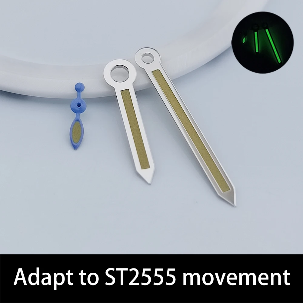 

Часы с тремя иглами, супер яркие светящиеся аксессуары для модернизации, подходящие для движения ST2555