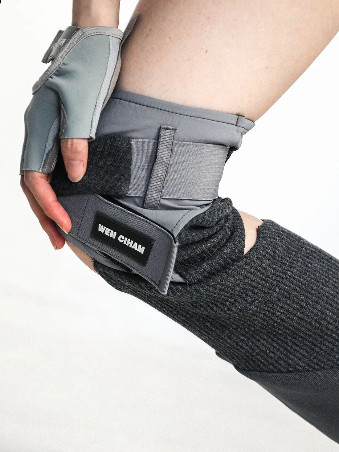 CTRLLOCK Techwear Асимметричные карманы гетры для женщин эластичные Лоскутные этикетки