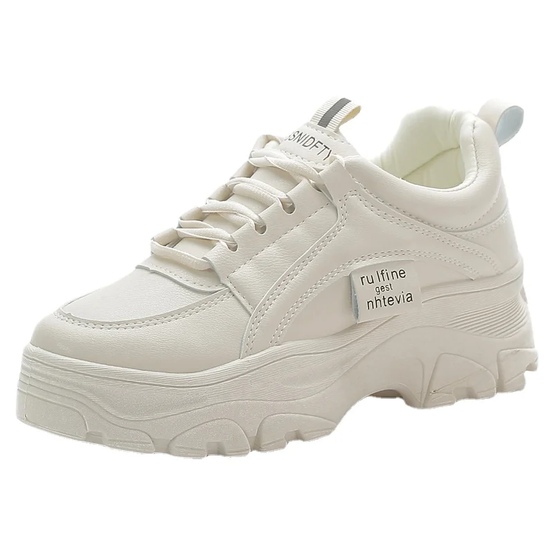 

Кроссовки TUINANLE женские на платформе, Вулканизированная толстая подошва, Повседневная модная обувь, массивные, 2022