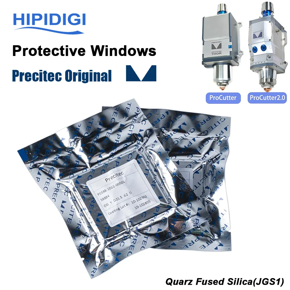 PRECITEC Laser Protective Windows 37*7 мм Оригинальное оптическое кремниевое стекло P0595-58601 для