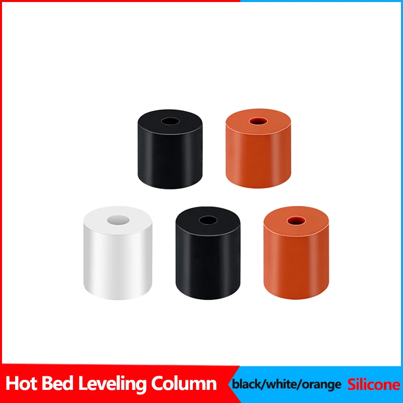 

Silicone Hot Bed Leveling Column Shock Absorber Leveler Wear-resistant High Temperature Silicone Pad Instead of Spring