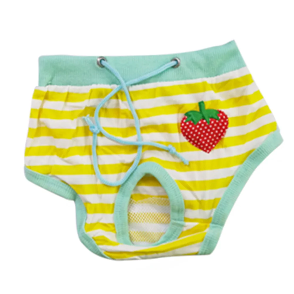 

Новинка, Лидер продаж, Симпатичные подгузники в полоску для домашних питомцев, трусы, физическое нижнее белье, сантехника