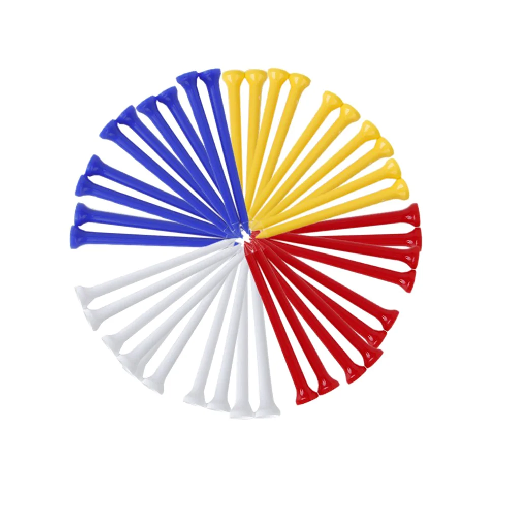 

100pcs 83mm Plastic Tees (Random Color)