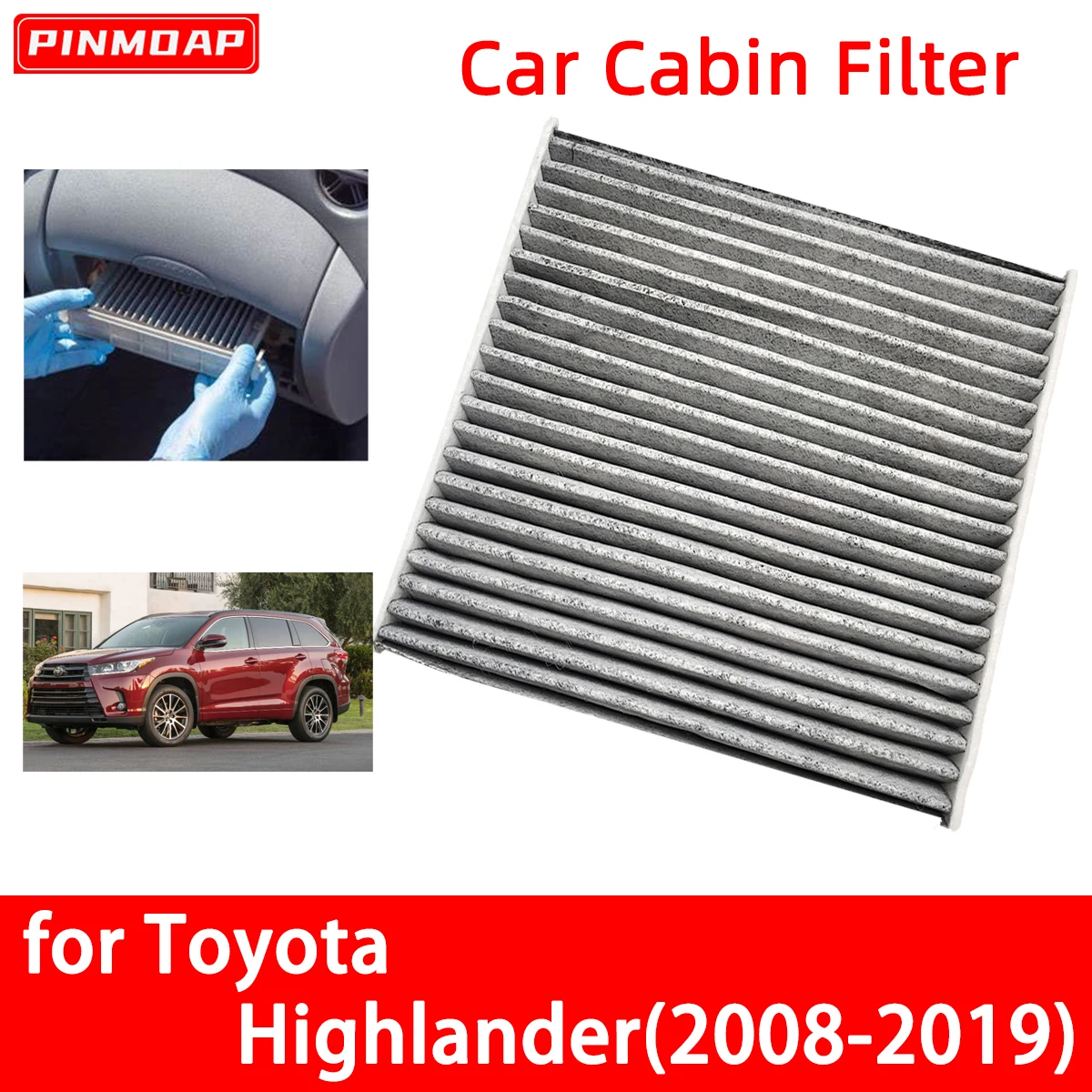 Автомобильный салонный фильтр для Toyota Highlander 2008-2019 автомобильные фильтры из