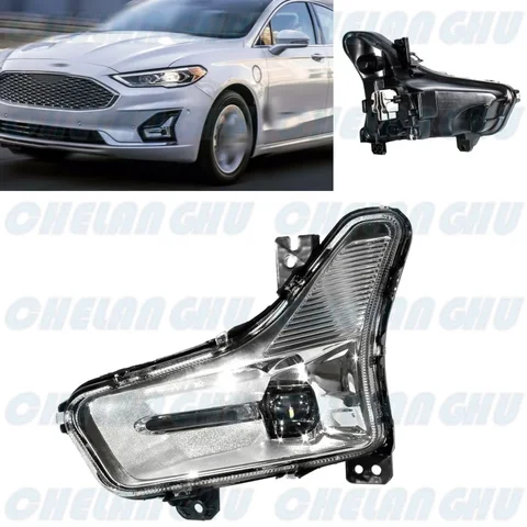 Для Ford Fusion 2019 2020 2021 2022, американская версия, автомобильные аксессуары, левый передний бампер, светодиодные противотуманные фары, лампа KS73-15A254DB