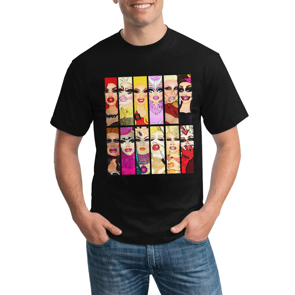 DRAG QUEEN ROYALTY T-Shirts rpdr rupauls drag race lgbt Popular T-Shirt Short-Sleeve Tee Shirt Classic Male |