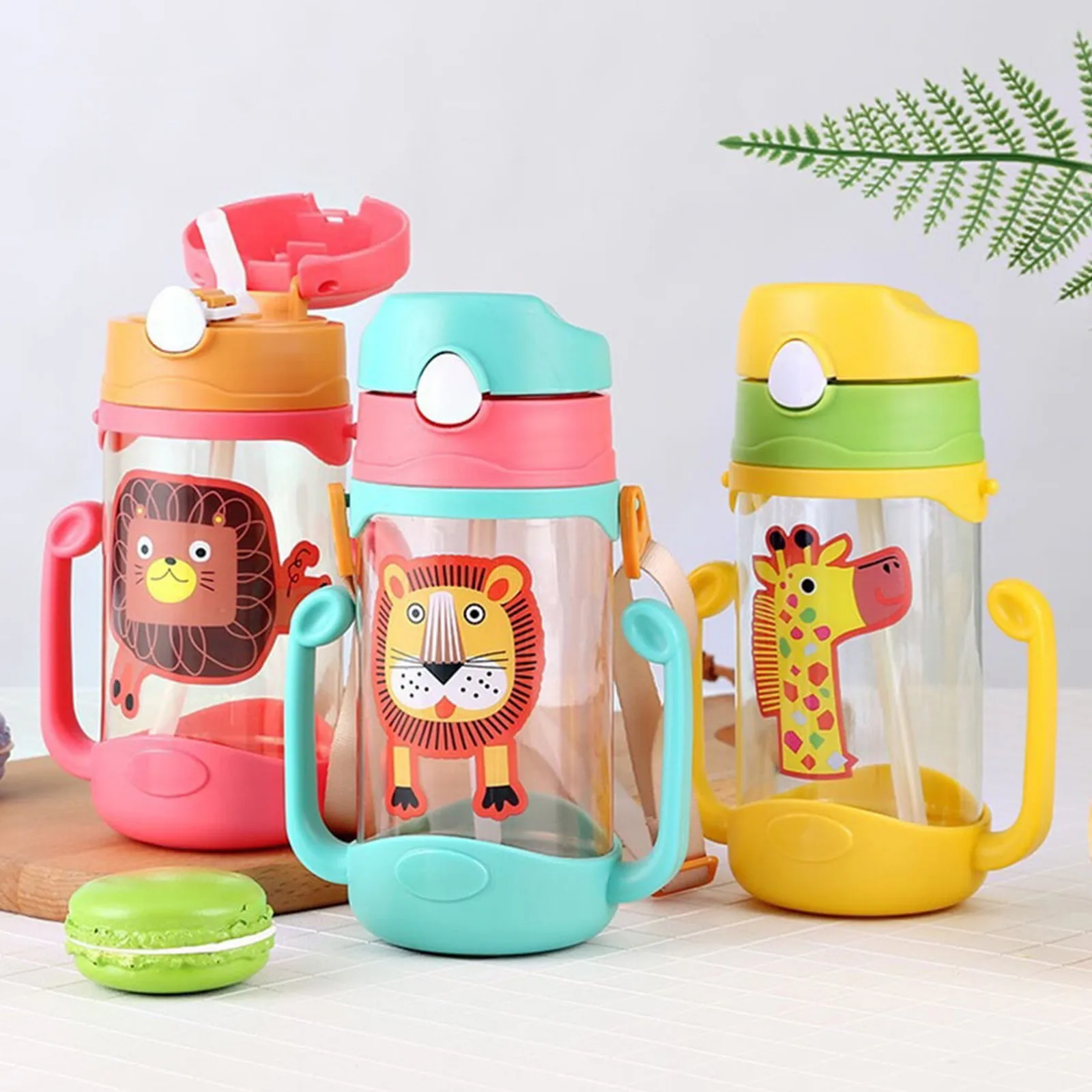 400ml Cup Water Bottle For Baby Leak Proof Cup With Handle S