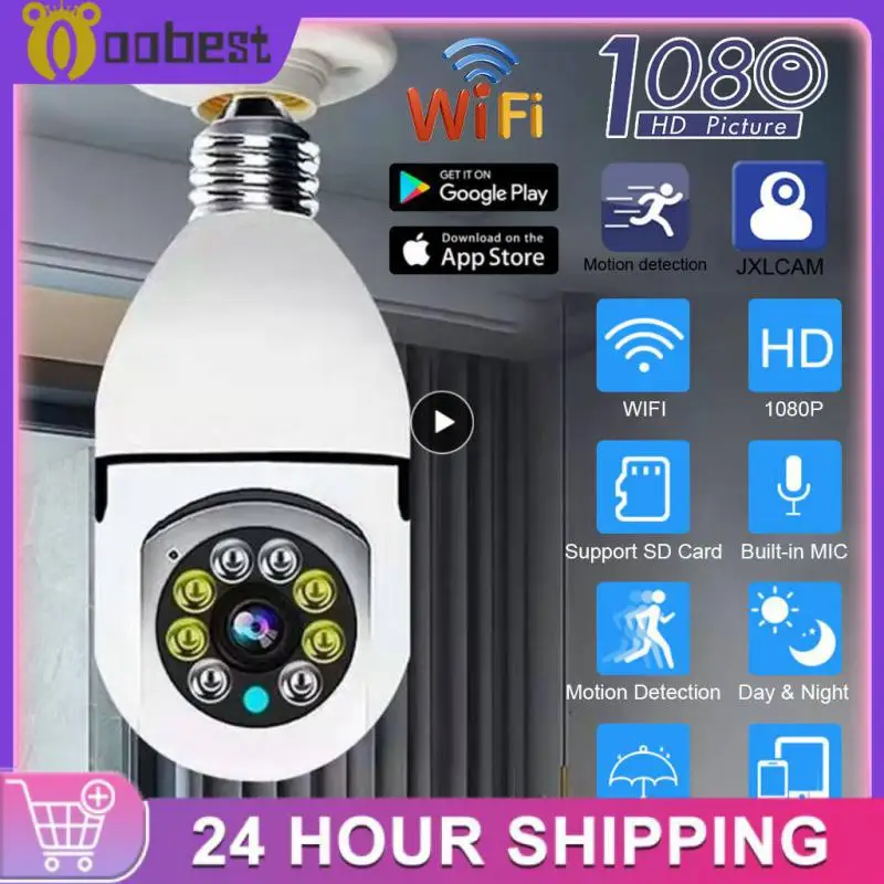 

Bulb Surveillance Camera Local Remote Playback Support Wifi 2.4ghz Wifi Is Supported Suitable For Various Occasions Smart Bulb