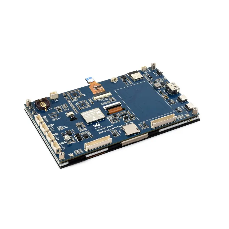 SKU-32511 Waveshare ESP32-P4-WIFI6 7-дюймовая 5-точечная плата для разработки сенсорного дисплея, на базе ESP32-P4 и ESP32-C6, 1024 × 600 Res (art.: 3920d24674518) - 3920d24674518